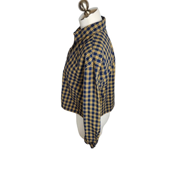 Madewell The Signature Poplin Crop Shirt‎ Plaid Womens XS - Picture 7 of 11